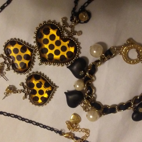 Betsey Johnson Jewelry - Betsey Johnson Dot Dot Dot Jewelry Set